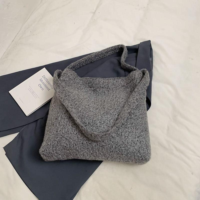 Plain Woolen Tote Bag Product Image