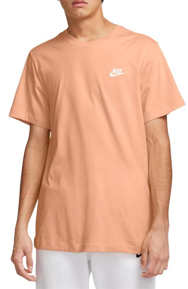 Sportswear Club Crew Neck T-shirt In Orange Product Image