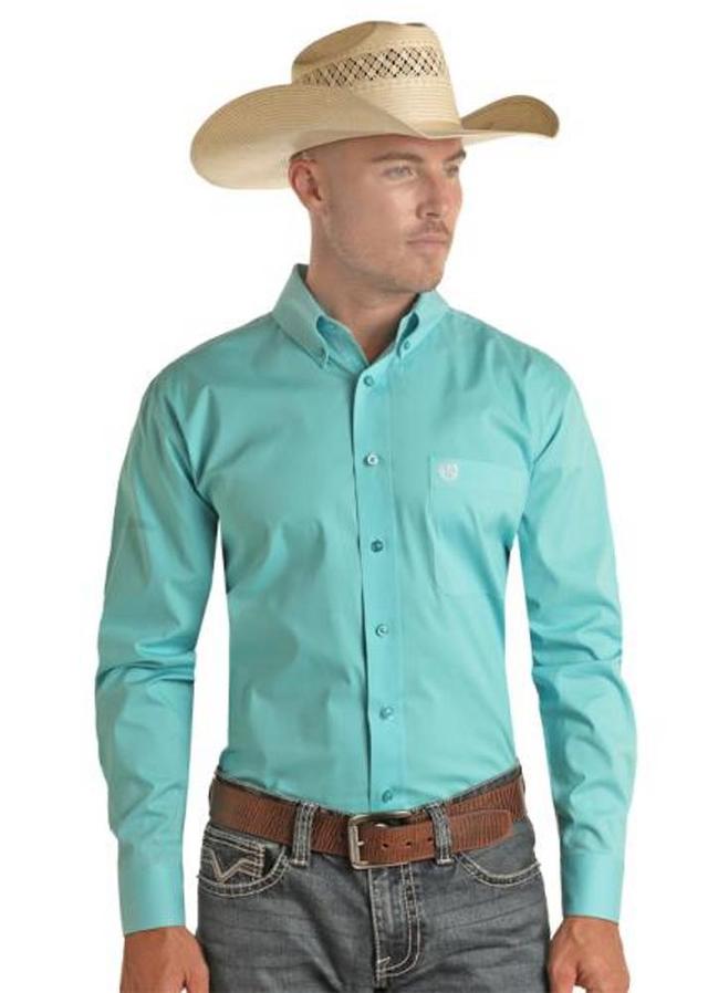 Panhandle® Men's L/S Solid Poplin Button Shirt Product Image