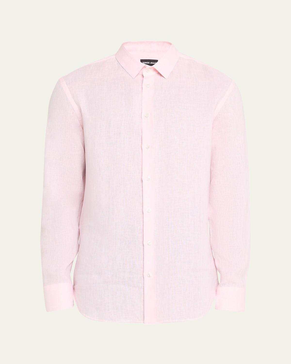 Mens Linen Sport Shirt Product Image