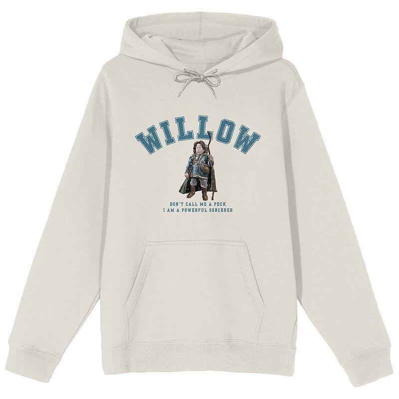 Mens Willow Varsity Peck Sorcerer Graphic Hoodie Beige Product Image