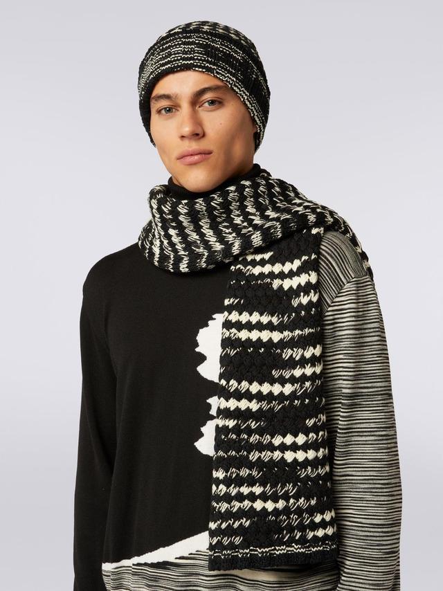 Slub wool knit scarf Multicoloured | Missoni Product Image