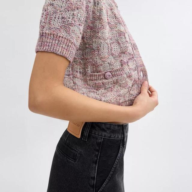 Short Sleeve Knit Top Product Image