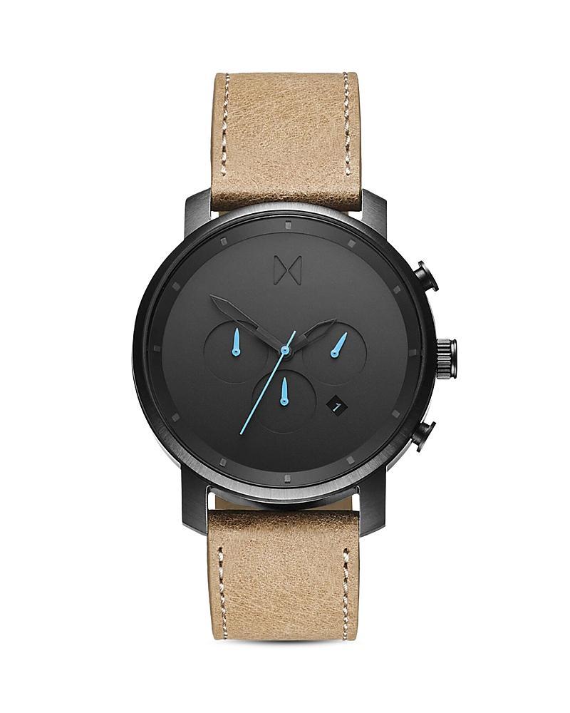 MVMT Chronograph Leather Strap Watch, 45mm Product Image