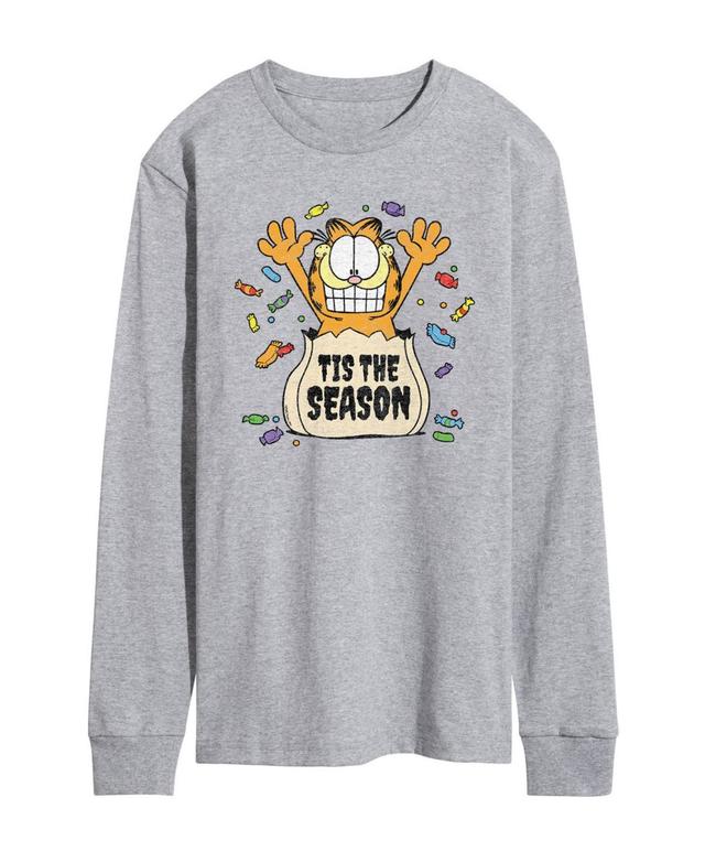 Airwaves Mens Garfield Tis The Season Long Sleeve T-shirt Product Image