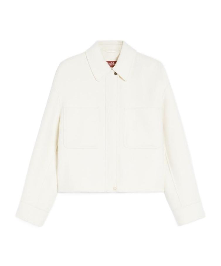 MAX MARA Long-sleeved Jacket In White Product Image