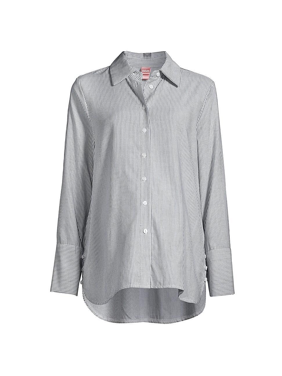 Womens The Everyday Striped Cotton Shirt Product Image