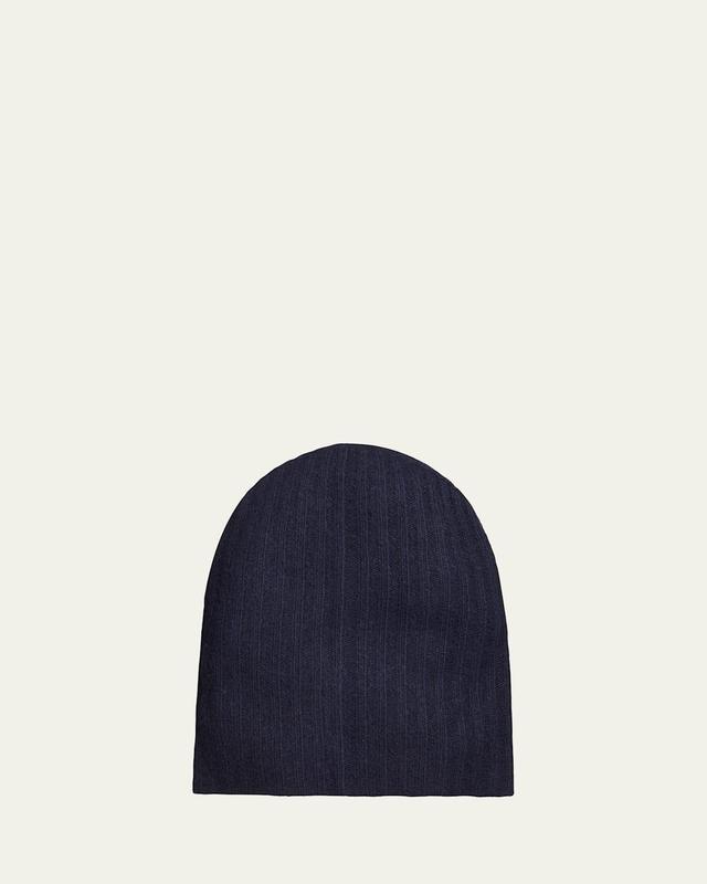 Mens Cashmere Slouchy Beanie Hat Product Image