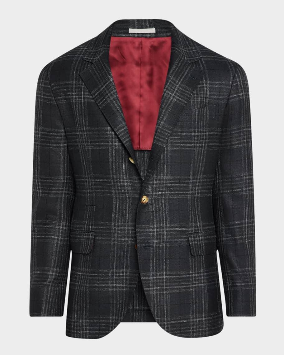 Mens Madras Plaid Sport Jacket Product Image