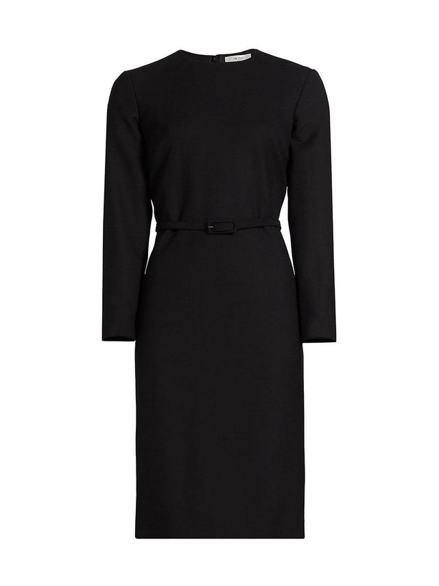 Womens Angeline Wool Belted Dress Product Image