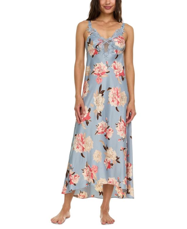 Flora by Flora Nikrooz Womens Stella Floral Charmeuse Nightgown Product Image