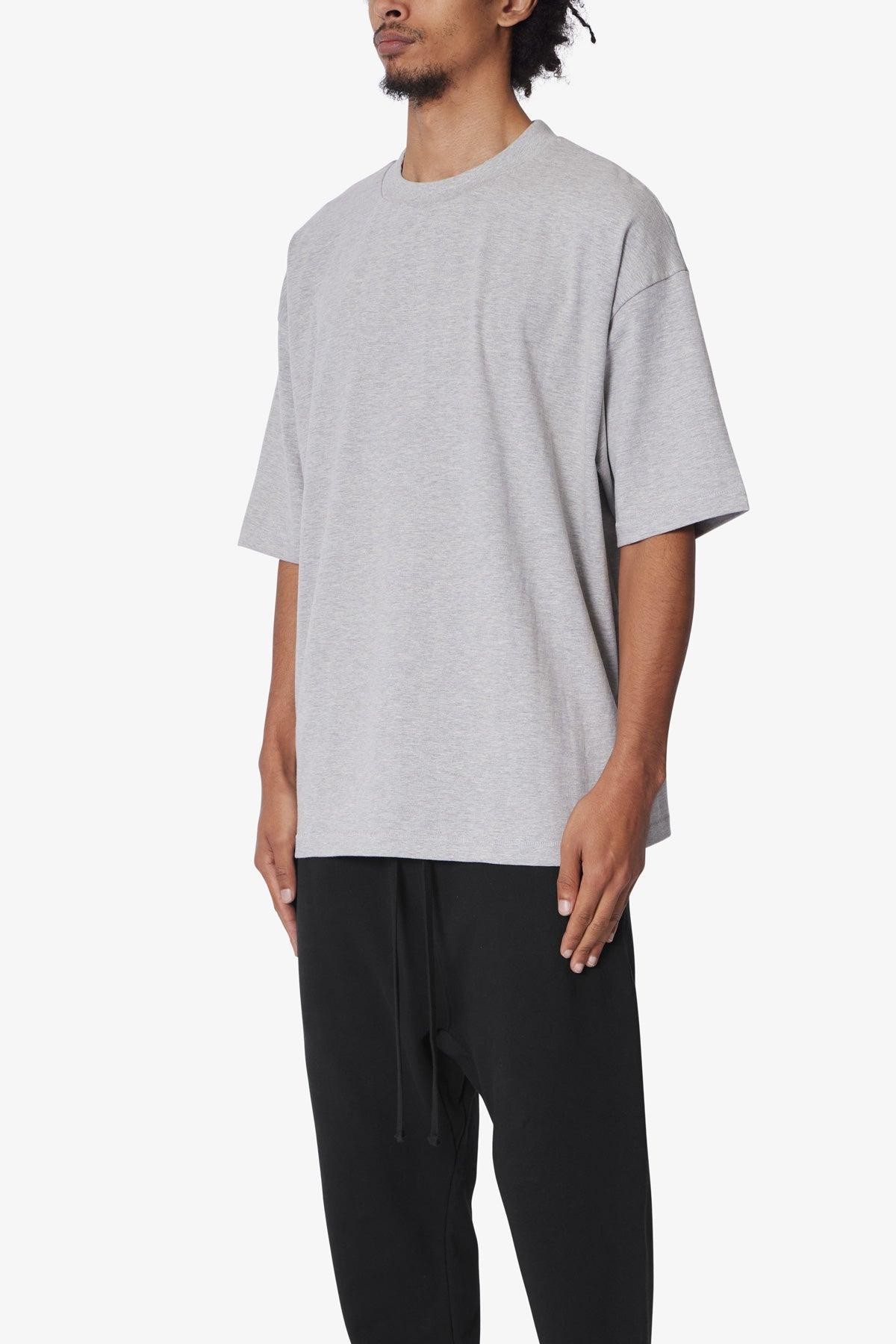 Heavy Every Day Boxy Tee - Marled Grey Product Image