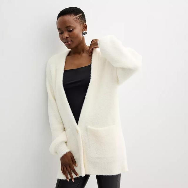 Womens Nine West Button Front Cardigan Product Image