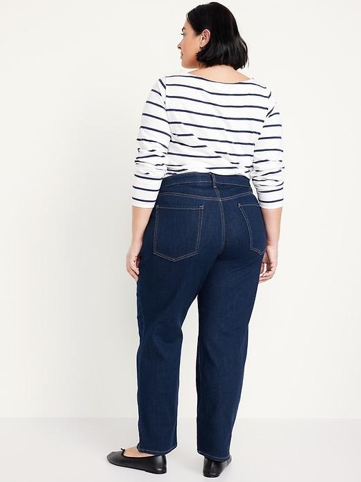 High-Waisted Wow Loose Jeans Product Image