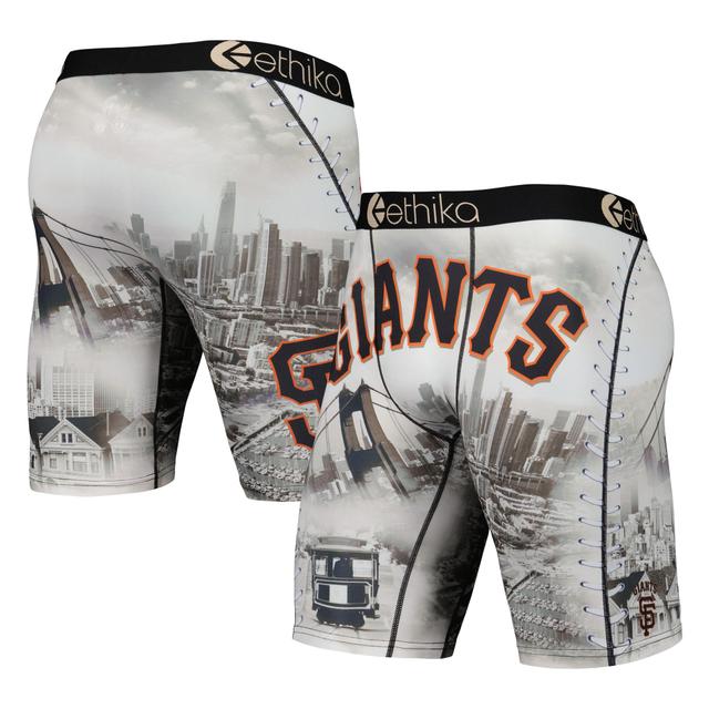 Mens Ethika Cream San Francisco Giants DNA Boxers Product Image