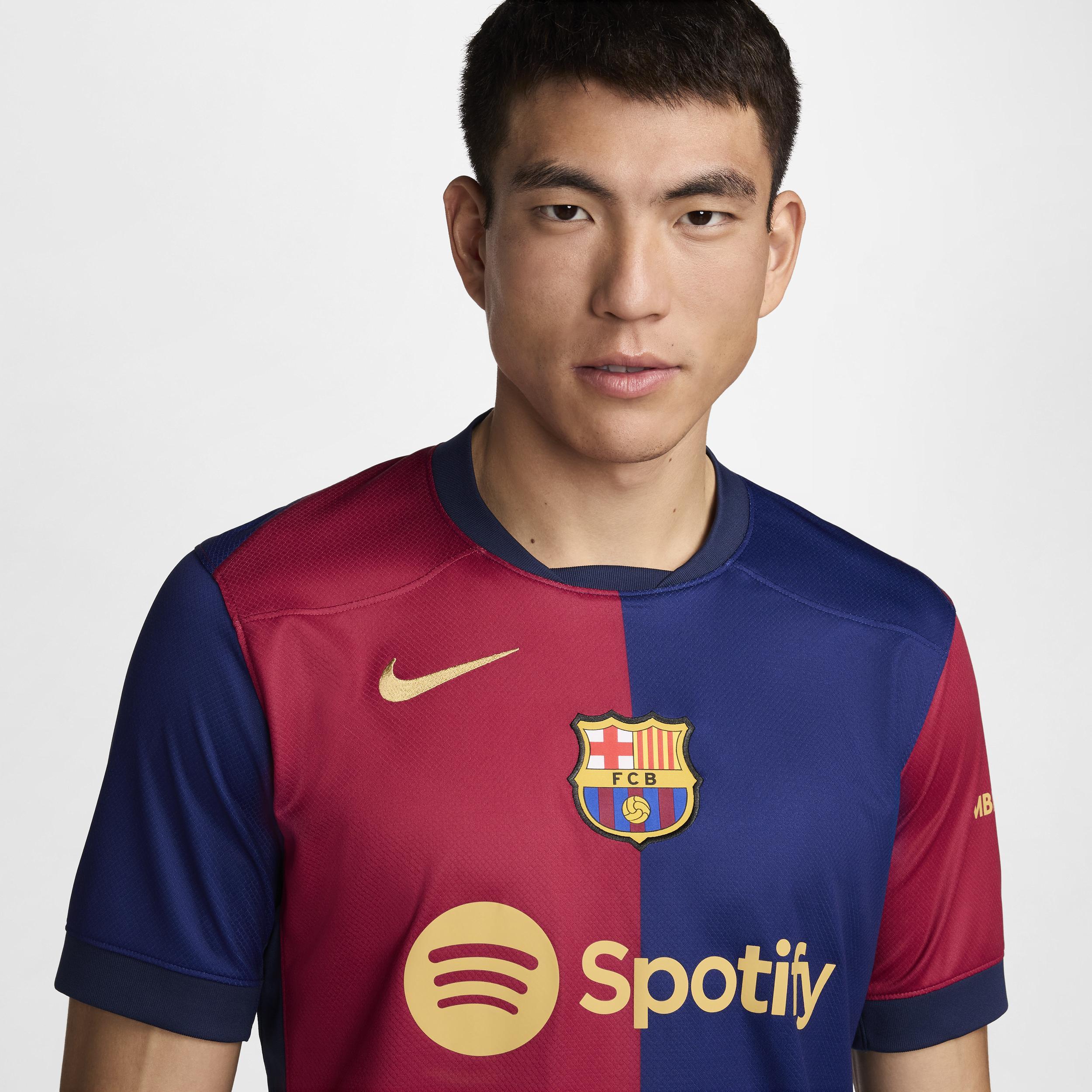 FC Barcelona 2024/25 Stadium Home Nike Men's Dri-FIT Soccer Replica Jersey Product Image