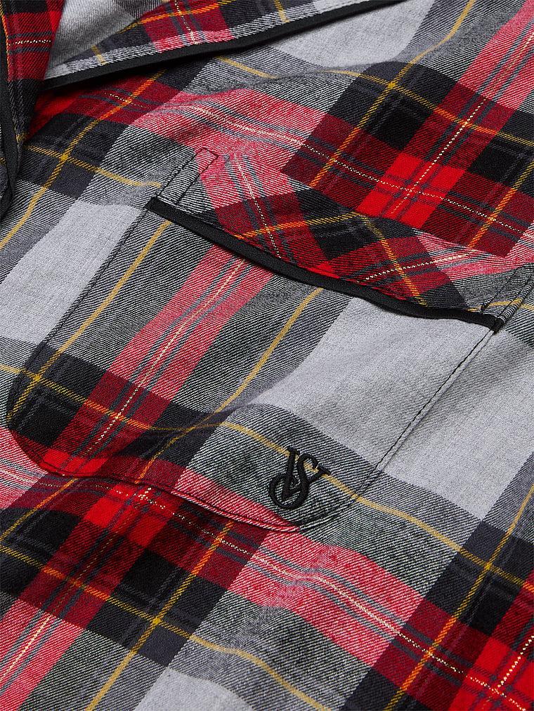 Flannel Short Pajama Set Product Image