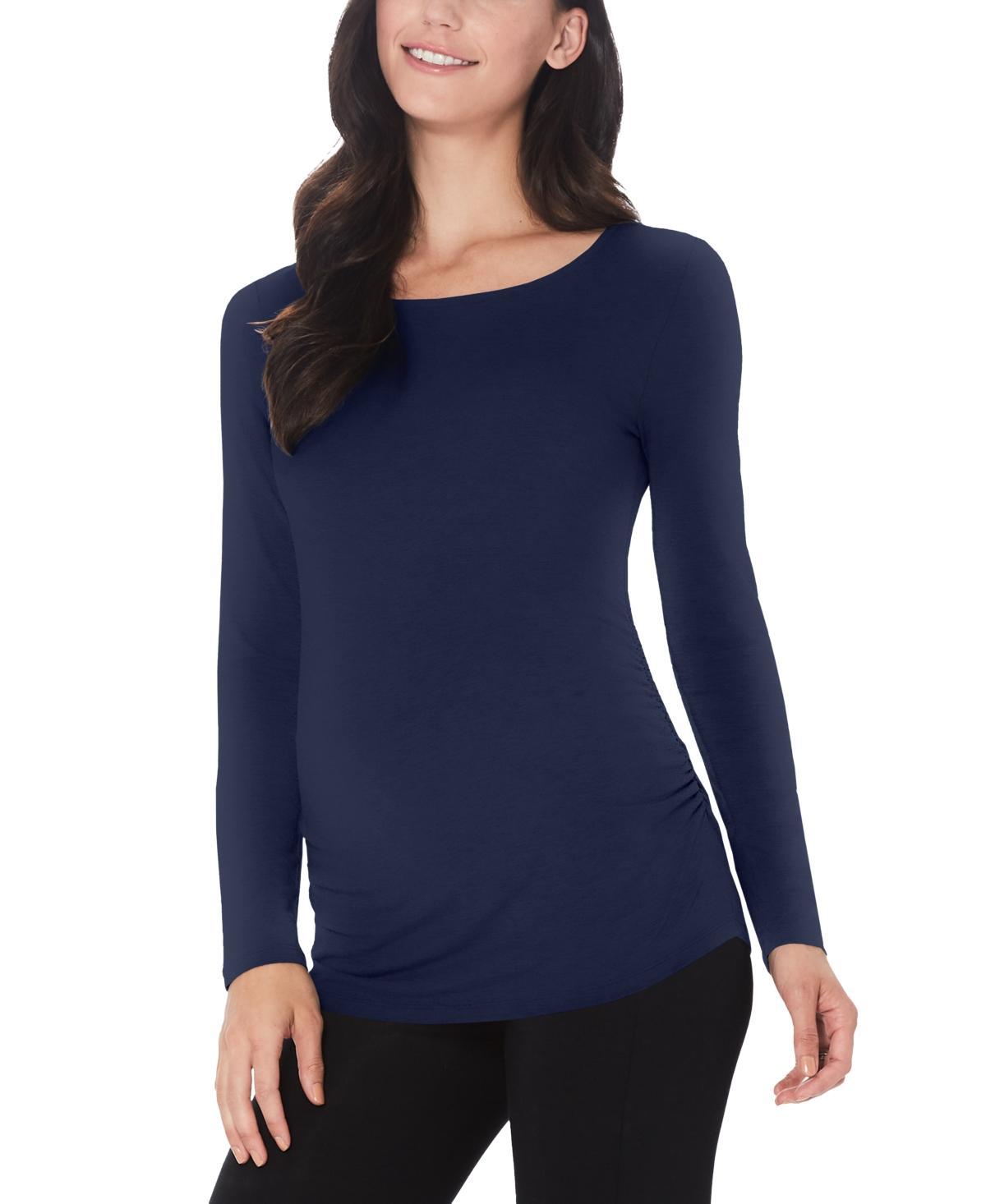 Cuddle Duds Womens Softwear Long-Sleeve Maternity Top Product Image