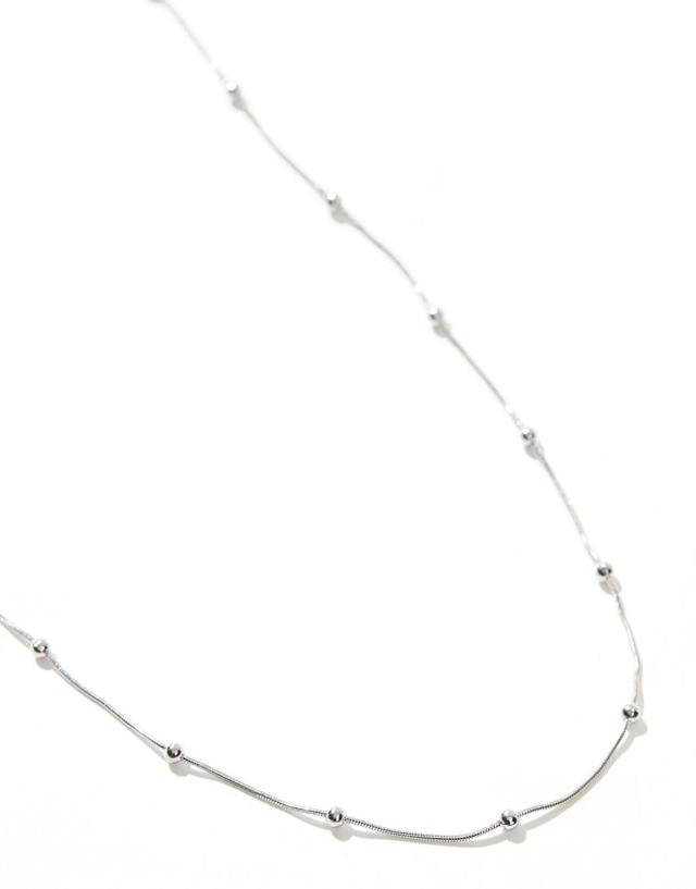 Lost Soul stainless steel ball chain belly chain in silver Product Image