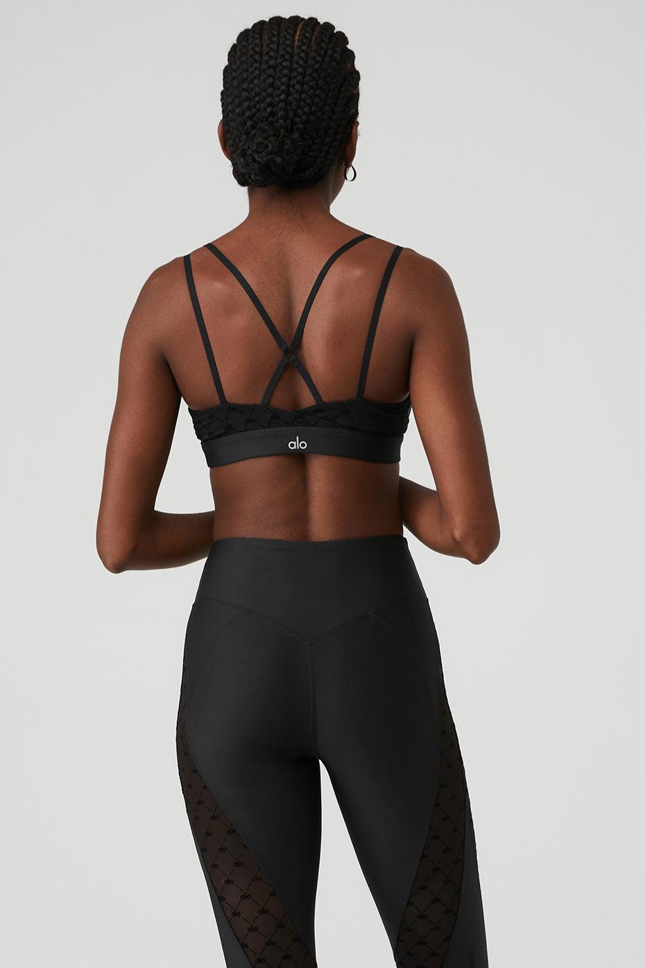 Airlift Mesh Celeste Bra - Black Product Image