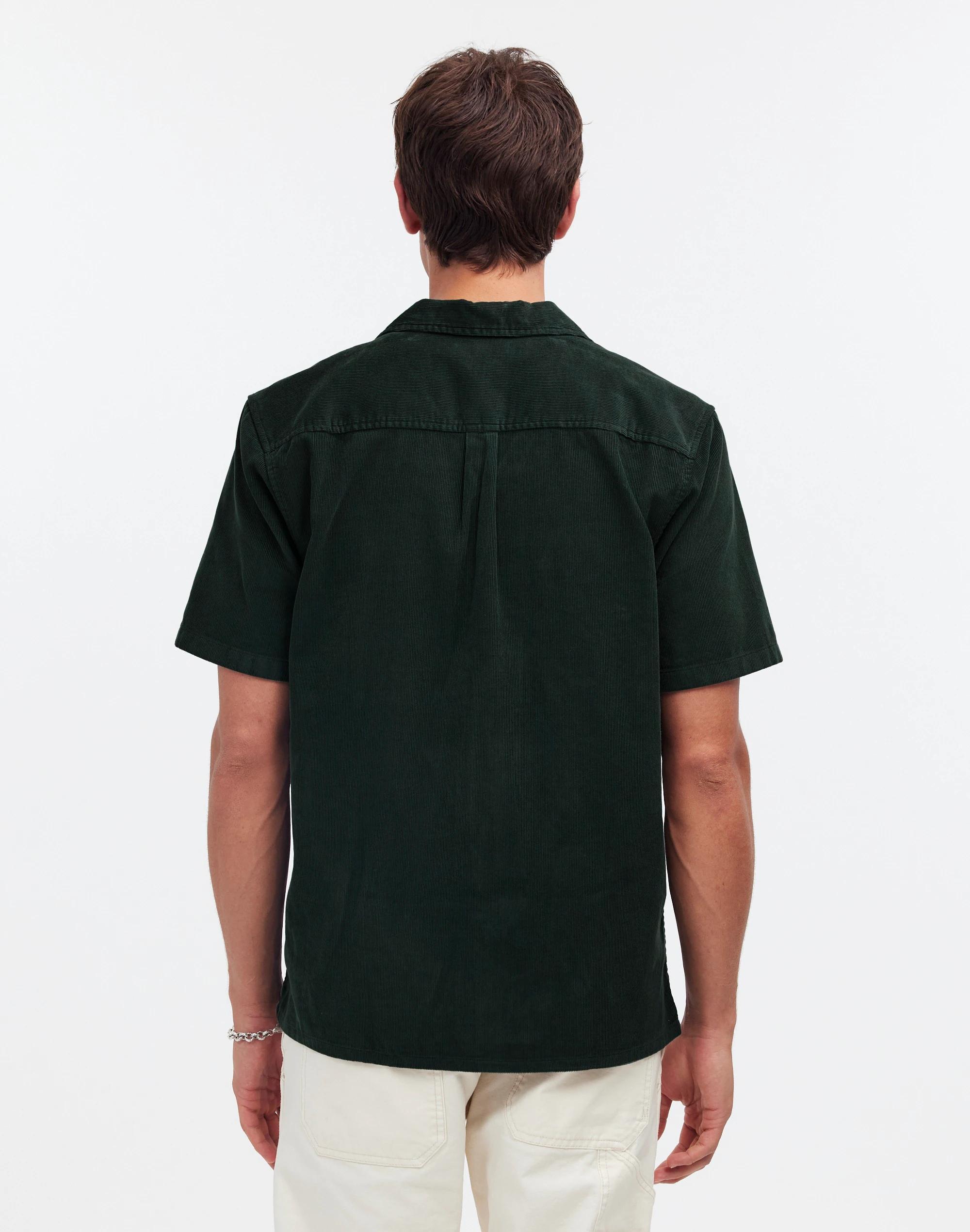 Corduroy Easy Short-Sleeve Shirt Product Image