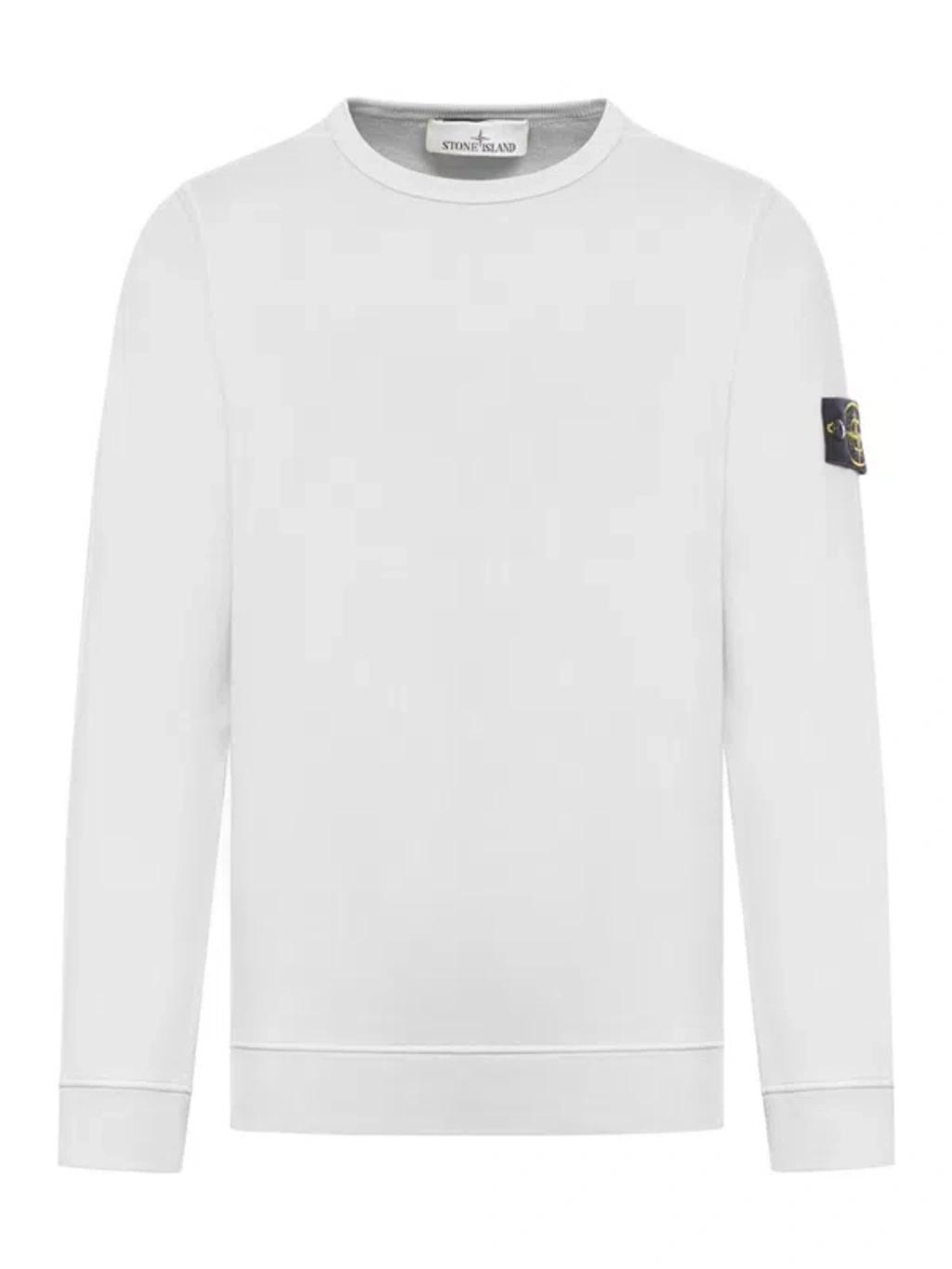 Logo Patch Crewneck Sweatshirt In Gris Product Image