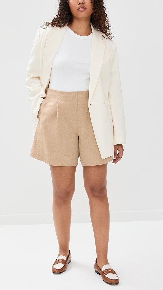 L'AGENCE Hadleigh Long Shorts | Shopbop Product Image