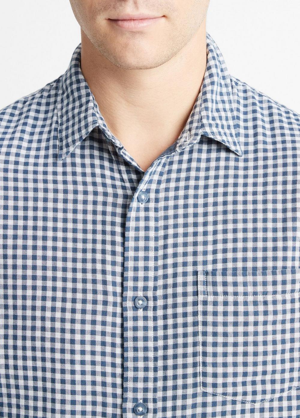 Mojave Plaid Cotton Long-Sleeve Shirt Product Image