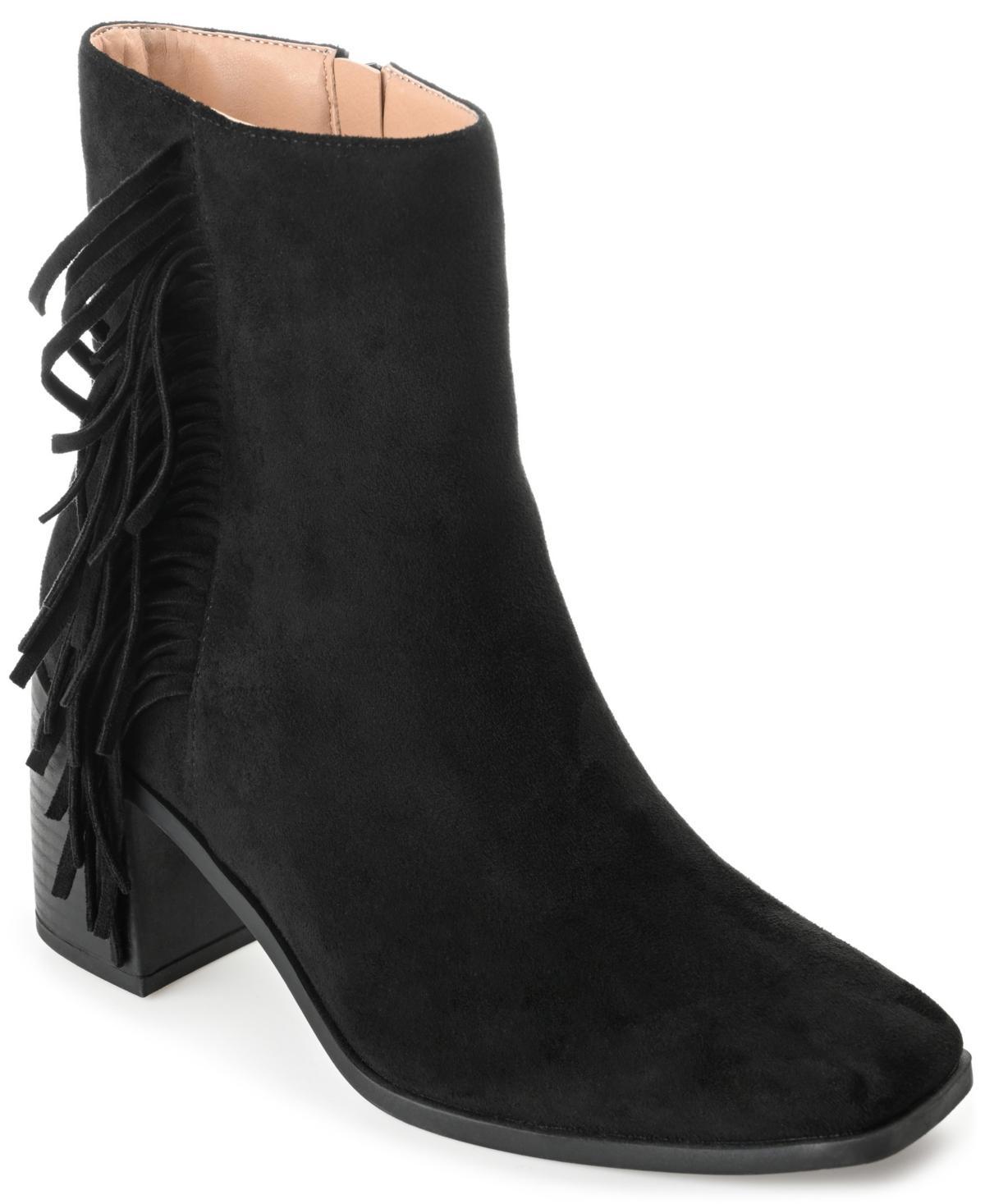 Journee Collection Womens Noriah Fringe Booties Product Image