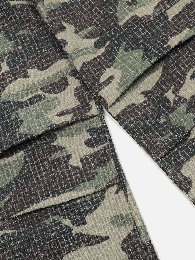 Aelfric Eden Multi Pocket Camouflage Cargo Pants Product Image