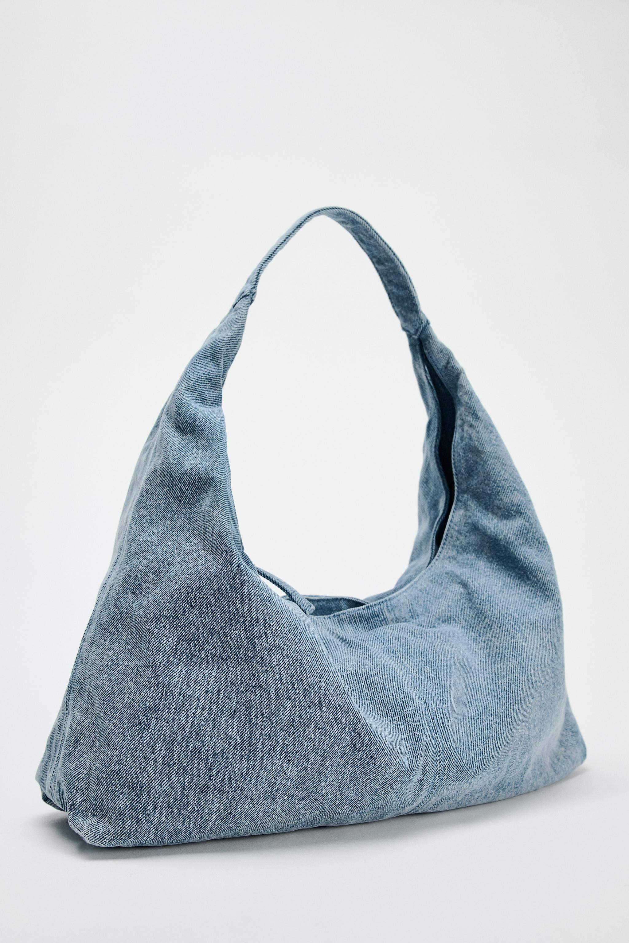 DENIM SHOULDER BAG Product Image