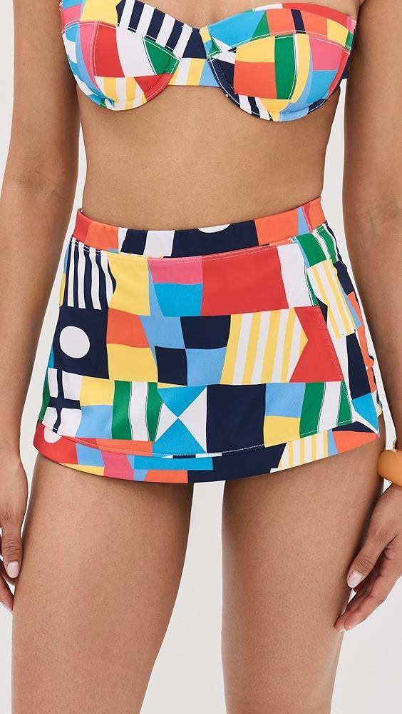 STAUD Nell Swim Skirt | Shopbop Product Image