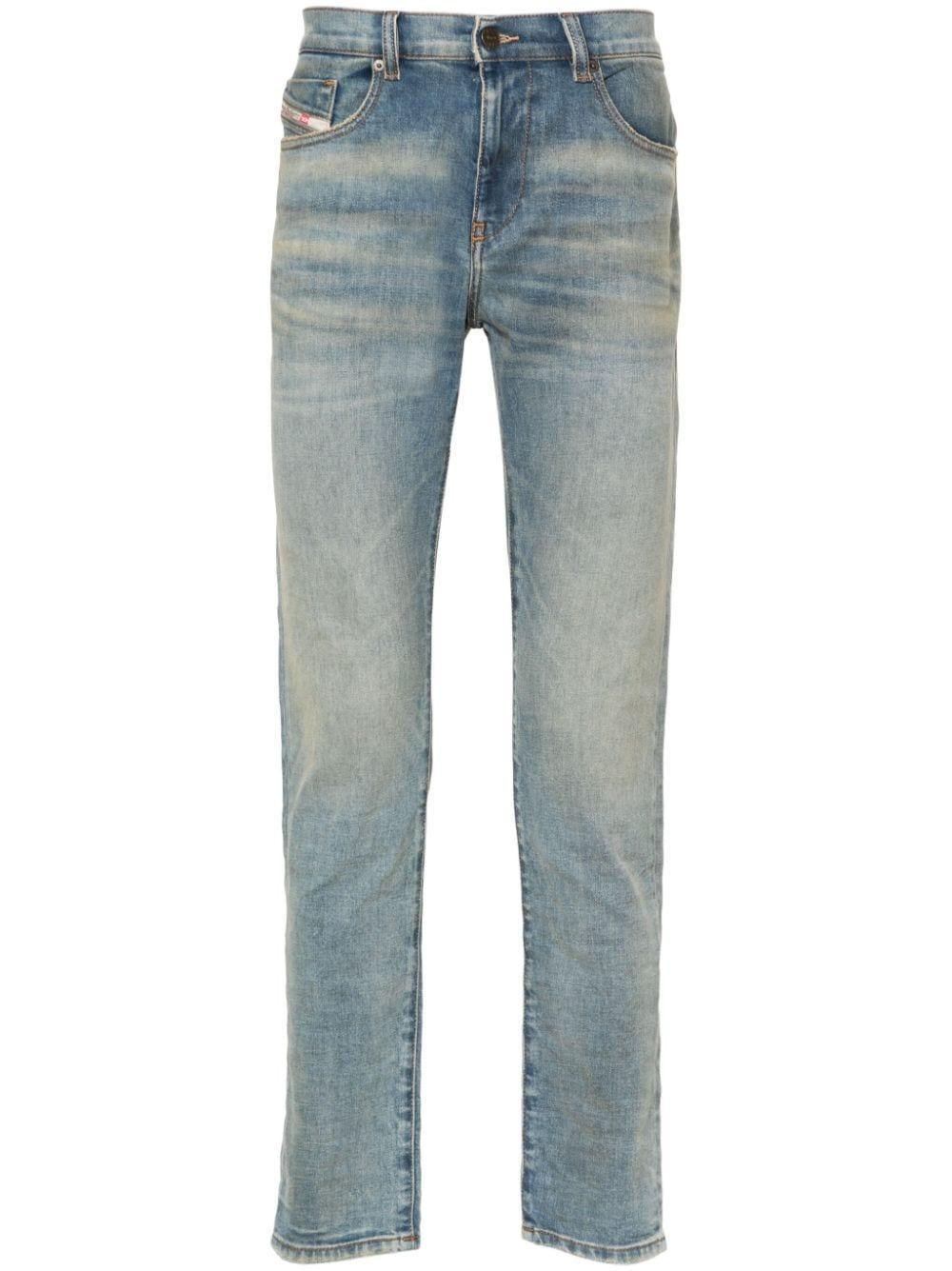 2019 D-strukt 09h50 Mid-rise Slim-fit Jeans In Blue Product Image