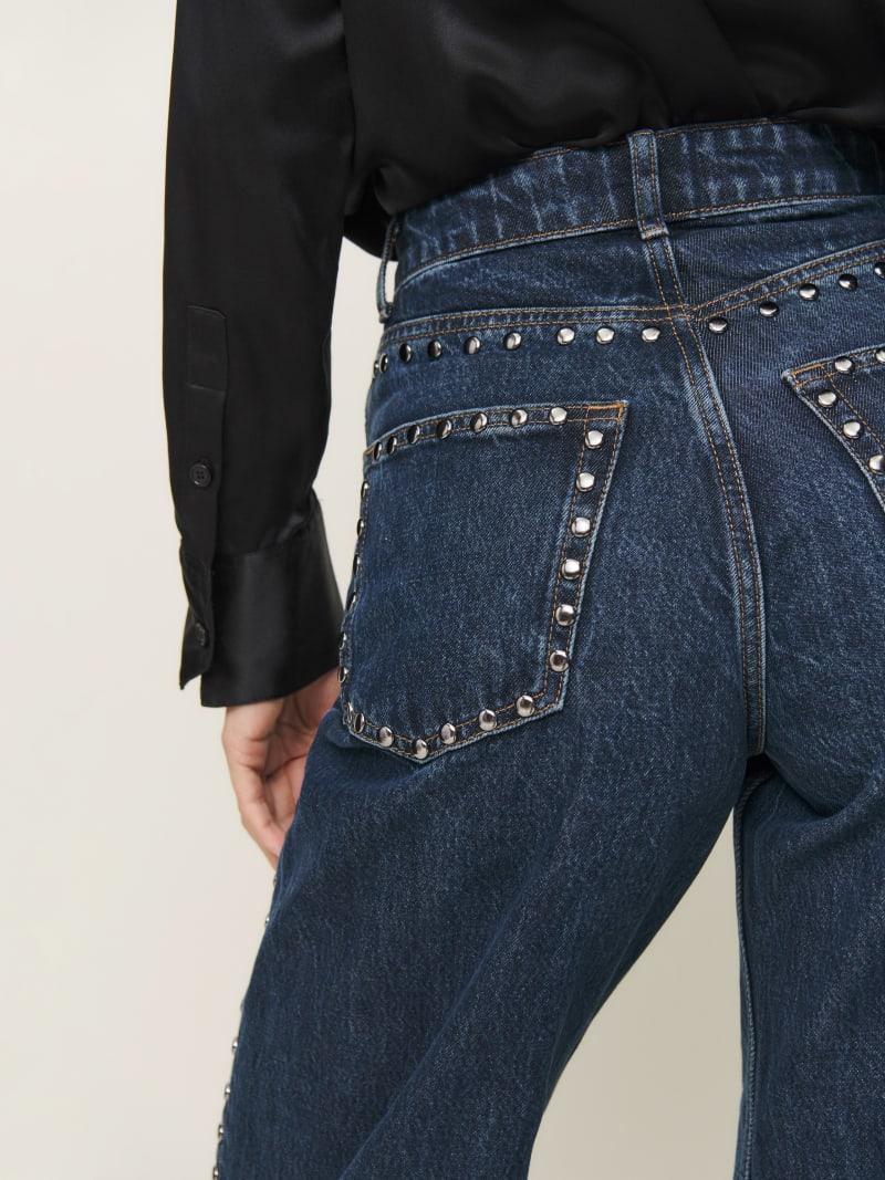 Cary High Rise Slouchy Wide Leg Jeans Product Image