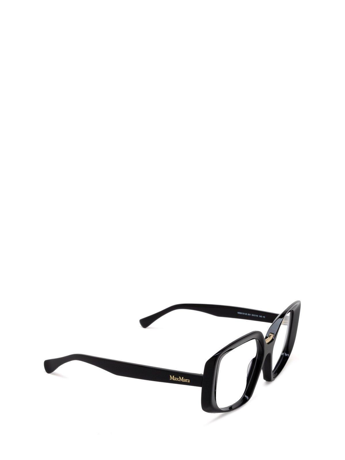 MAX MARA Square Frame Glasses In 001 Product Image