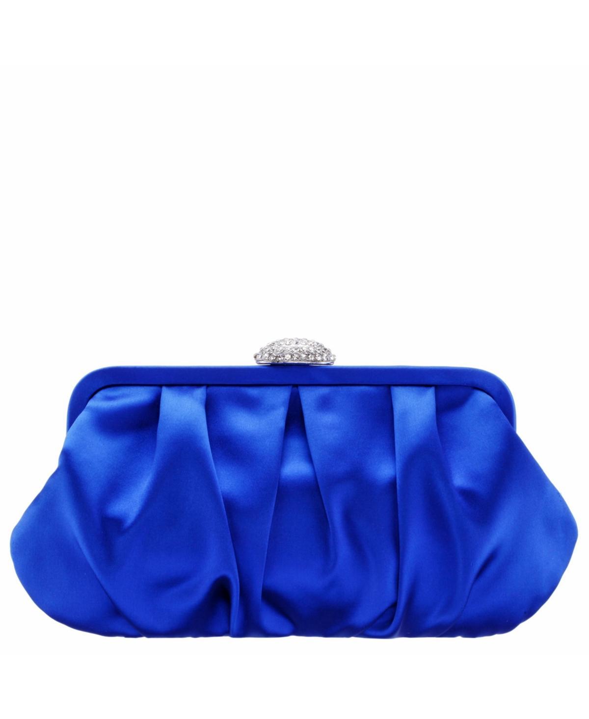 Nina Concord Pleated Satin Frame Clutch Product Image