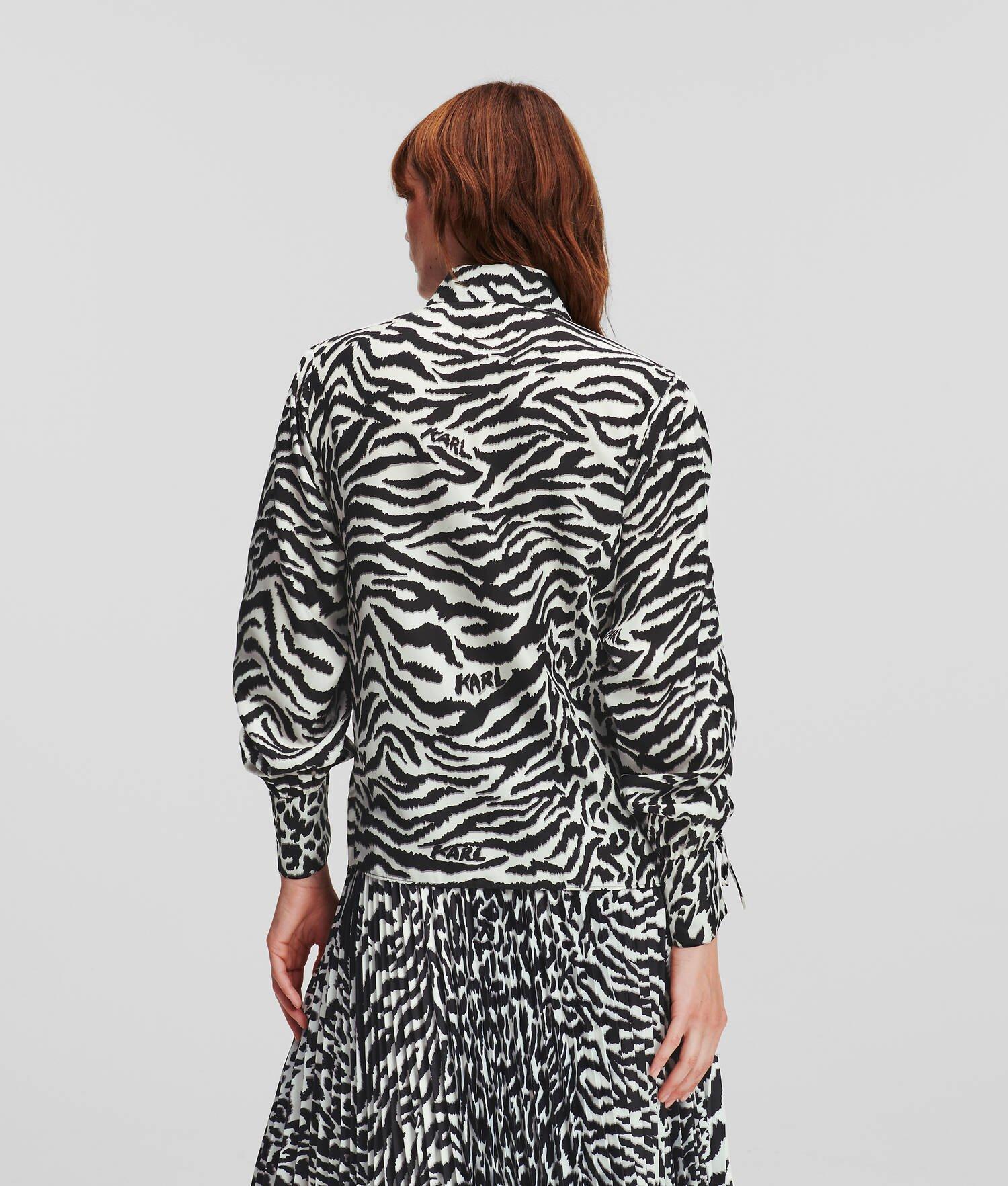 ANIMAL PRINT SILK SHIRT Product Image