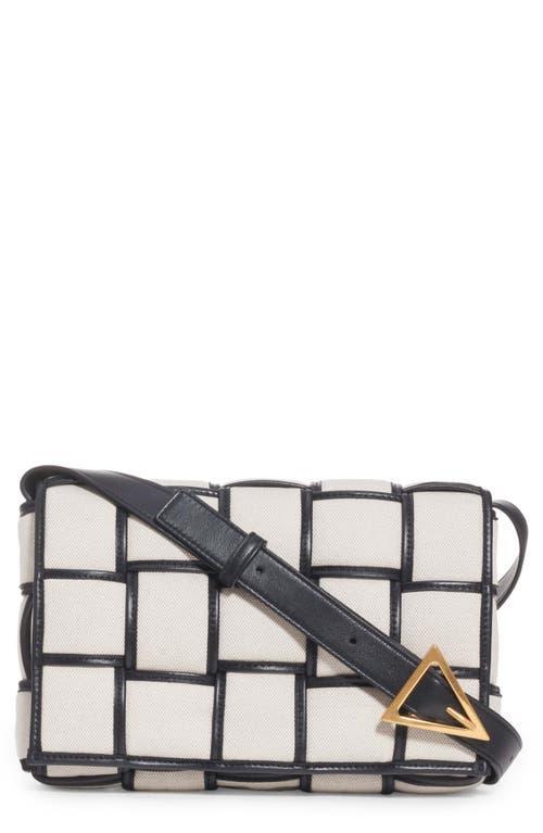 Bottega Veneta Cassette Canvas & Leather Crossbody Bag Product Image