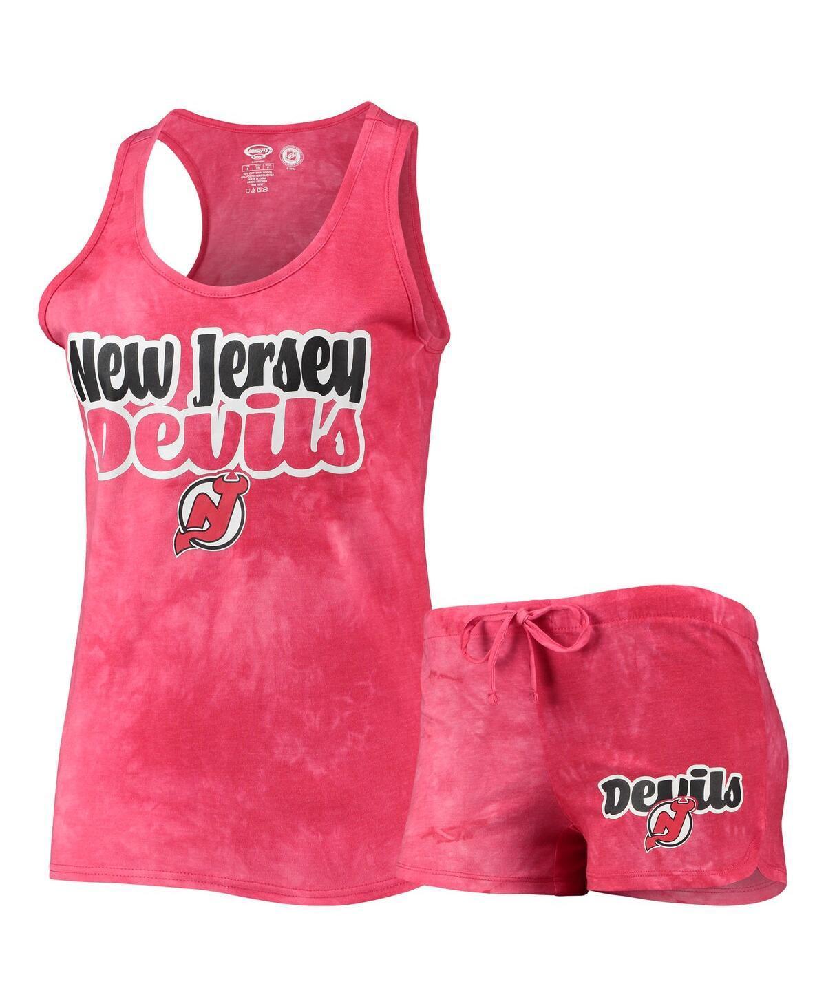 Womens Concepts Sport Red New Jersey Devils Billboard Racerback Tank Top and Shorts Set Product Image