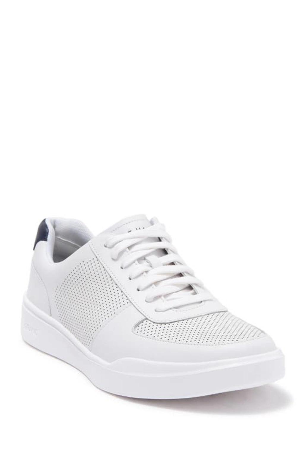 COLE HAAN Men's Grand Crosscourt Modern Perf Sneaker Men's Shoes In White Product Image