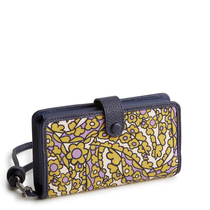 Vera Bradley Phone Wristlet Women in Tiny Garden Brown Product Image