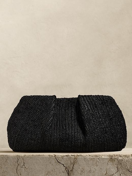 Riviera Raffia Clutch Product Image