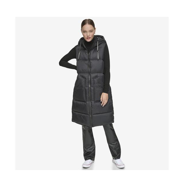 Andrew Marc Kerr Hooded Longline Puffer Vest Product Image