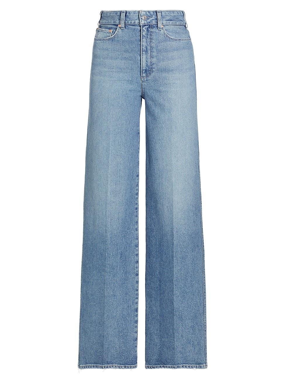 Womens Sasha Wide-Leg Jeans Product Image