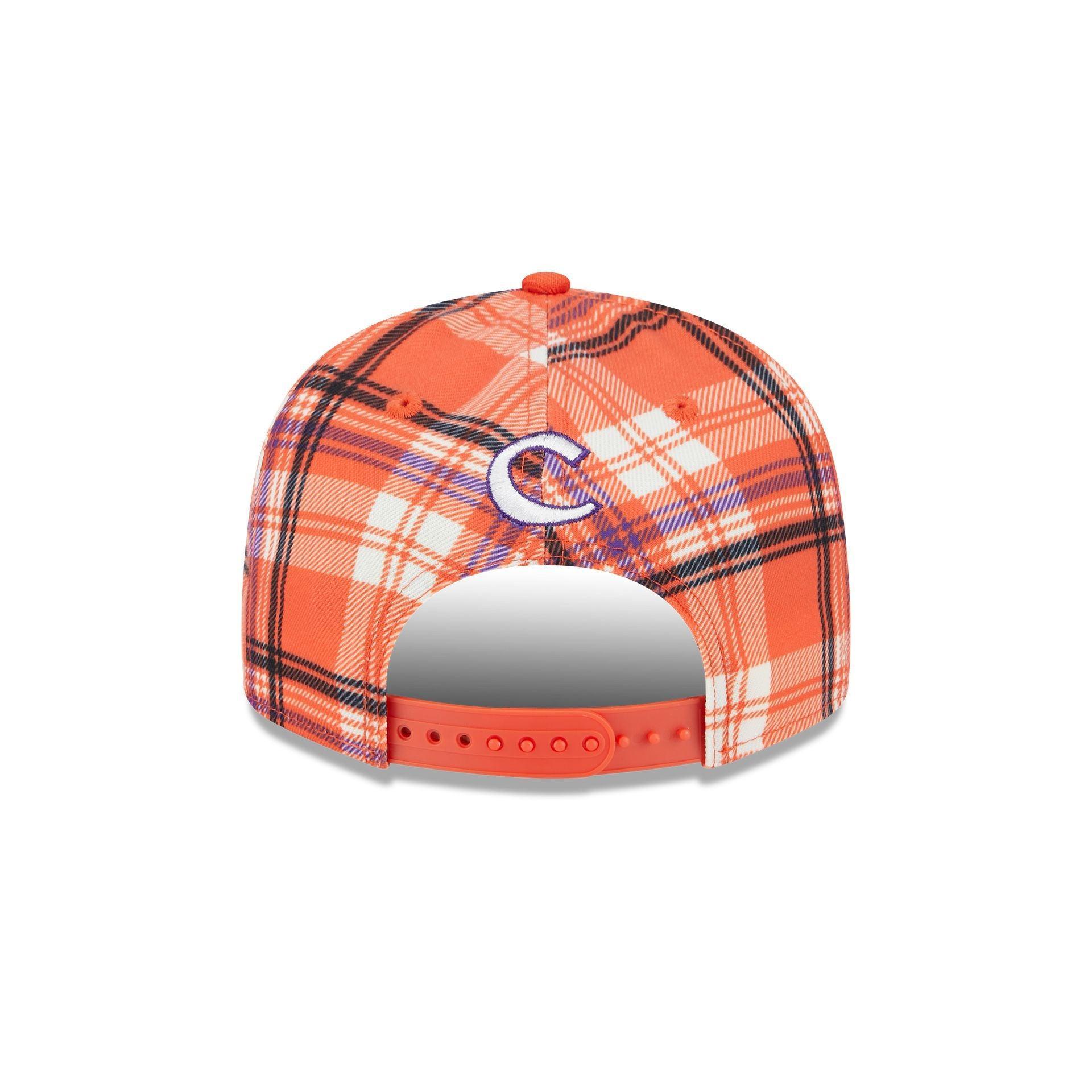 Clemson Tigers Plaid 9FIFTY Snapback Hat Male Product Image