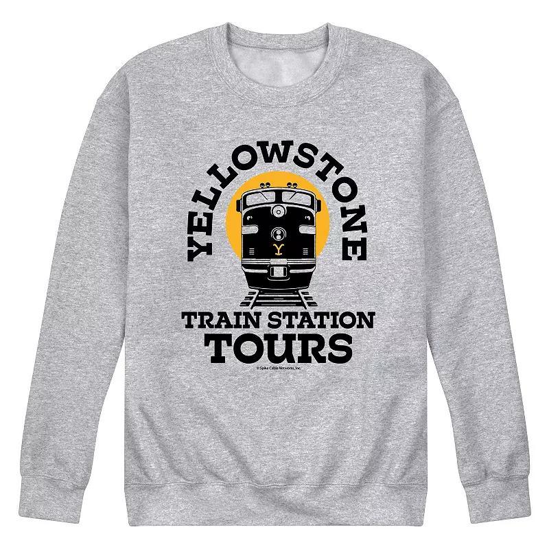 Mens Yellowstone Train Station Sweatshirt Product Image