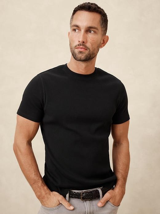 Slim Mini Ribbed T-Shirt Product Image