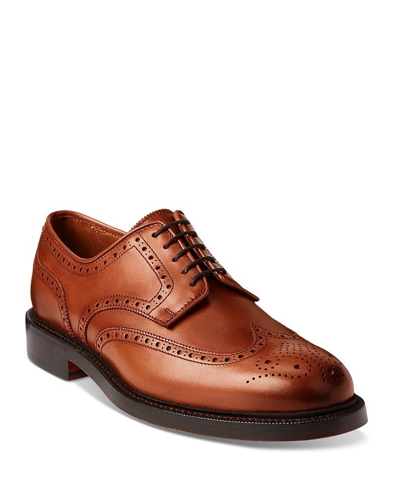 Polo Ralph Lauren Mens Lace Up Wingtip Dress Shoes Product Image