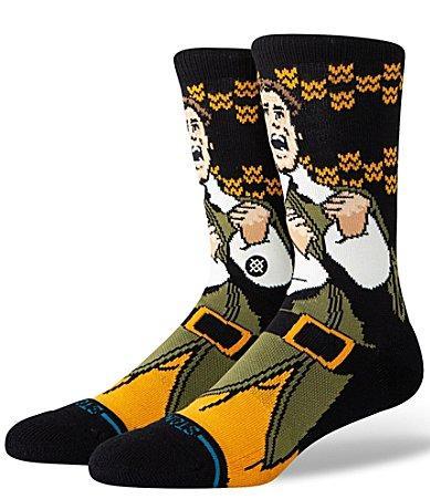 Stance Smilings My Favorite Elf Crew Cut Socks Shoes Product Image