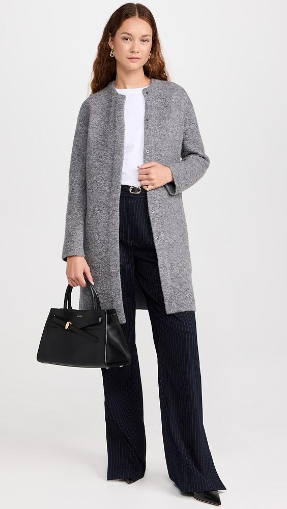 Vince Textured Soft Sculpt Car Coat | Shopbop Product Image